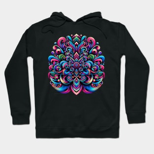 psychedelic pattern Hoodie